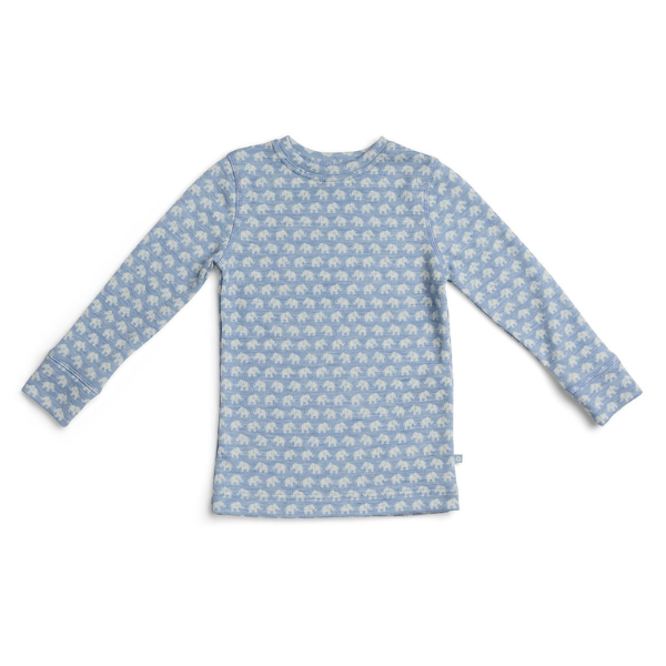 Smallstuff blusa merino light blue