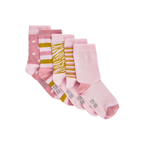 Minymo sokkar við mynstur 5pk.