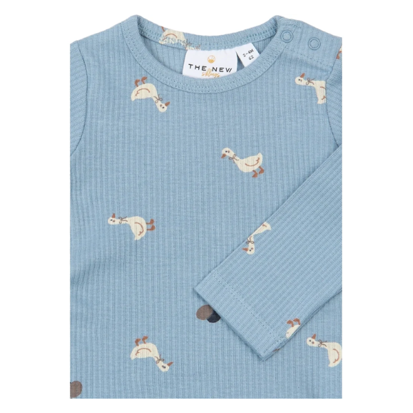 TNSB Vito l/s rib body Ashley gray