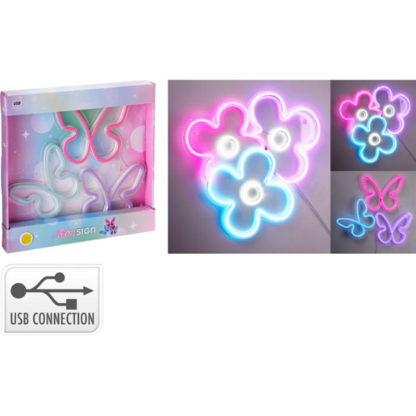 Neon veggjaprýði
