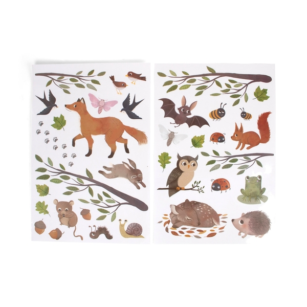 Filibabba wallstickers skovens dyr