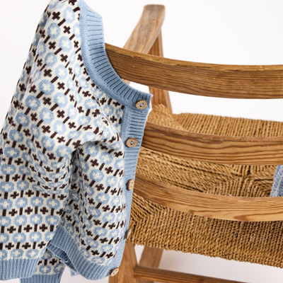 Smallstuff Cardigan merino Grafic