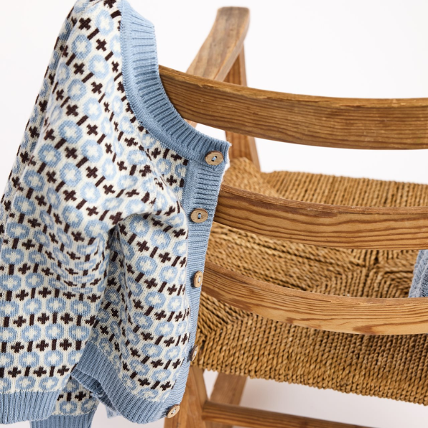 Smallstuff Cardigan merino Grafic