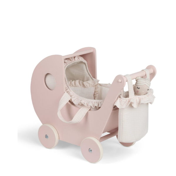 Smallstuff dukkuvognur soft rose