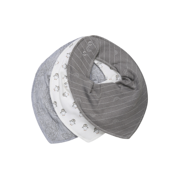 Pippi 3pk. slevklútar Grey melange