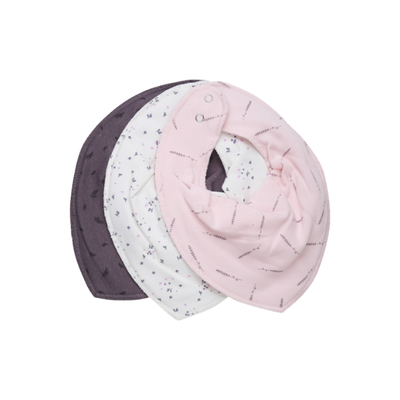 Pippi 3pk. slevklútar Rose