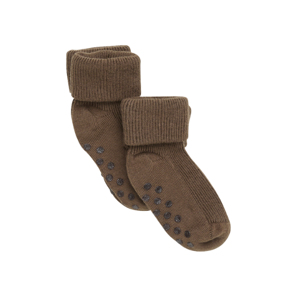 Minymo  Baby rib sokkar v. ABS 2pk.