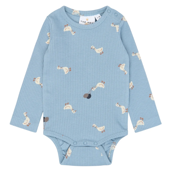 TNSB Vito l/s rib body Ashley gray