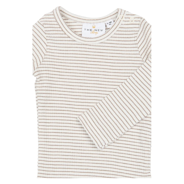 TNSB Vitus l/s rib body Taupe gray