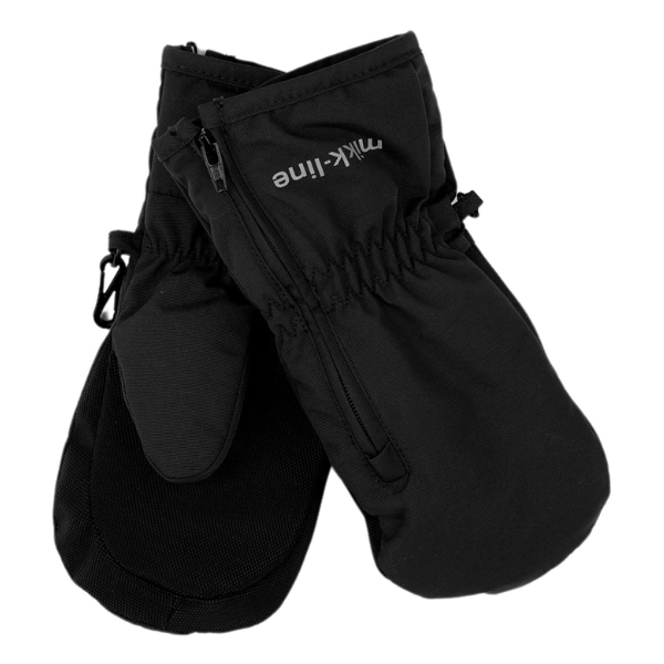 Mikkline Nylon vøttir v/lýnlás Black