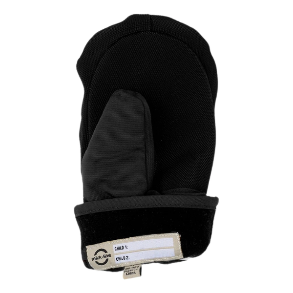 Mikkline Nylon vøttir v/lýnlás Black