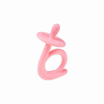 Akuku silikone bítiringur pink snigil