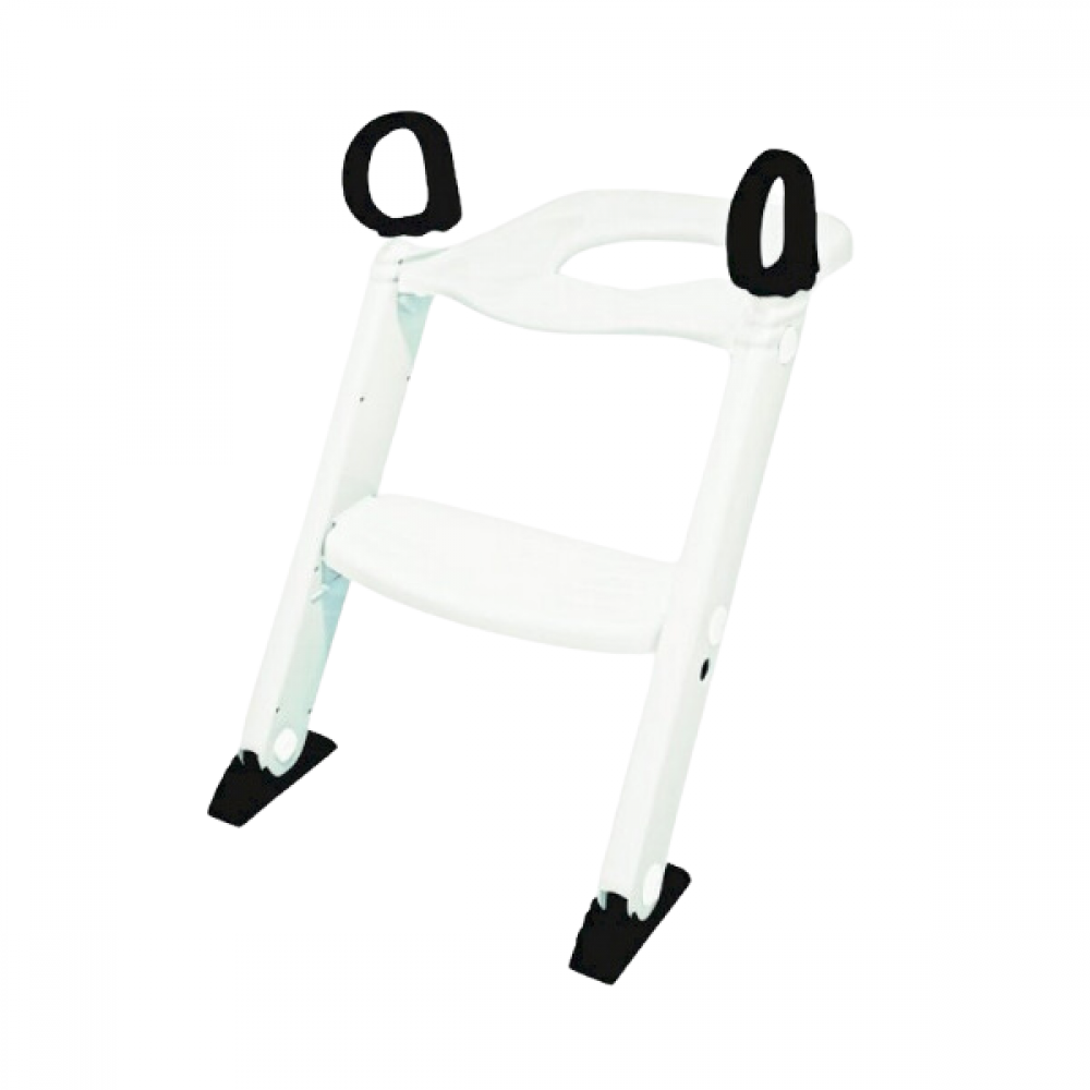 Wc-setur við stiga - Hvítt