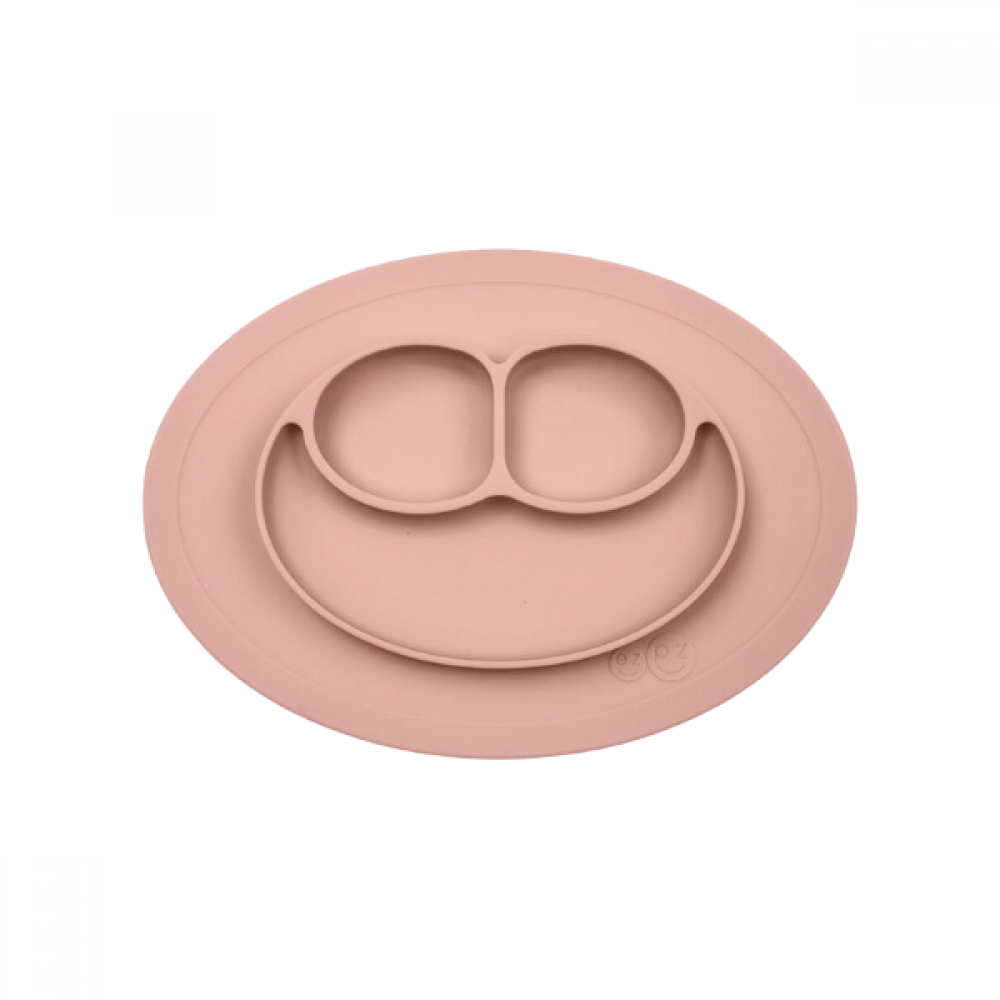 Happy mini mat, Støvet rosa