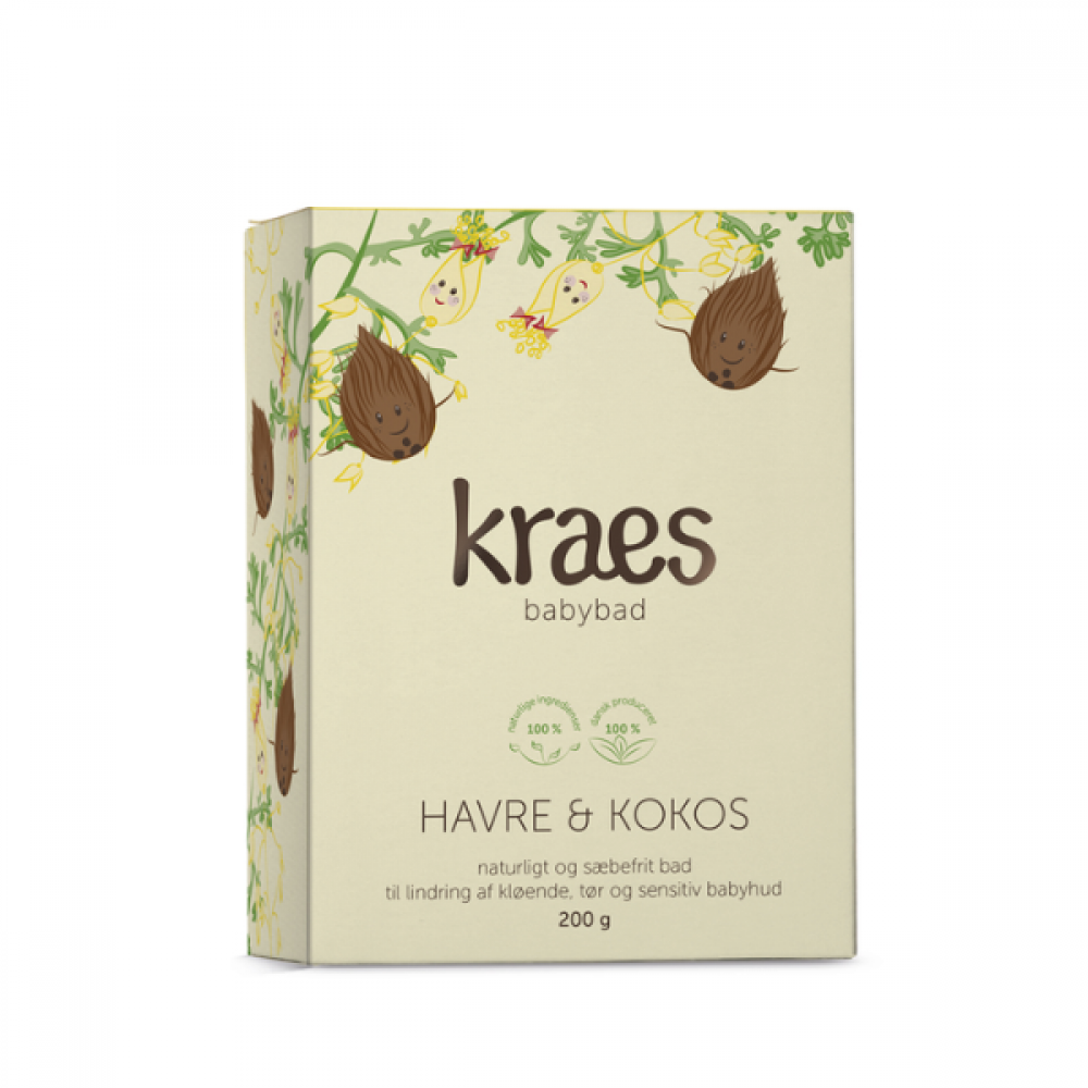 Kraes Baby sápa  Havre og Kokos - 200 gr.