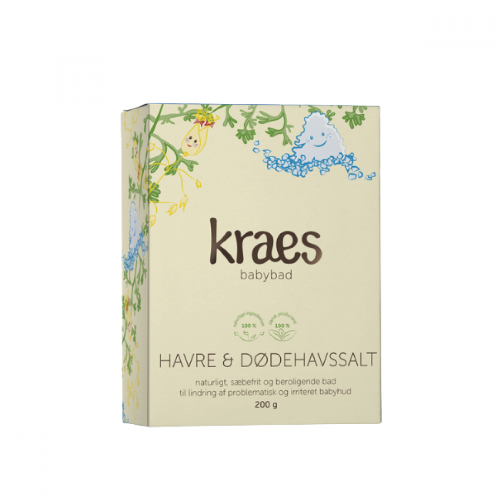 Kraes baby sápa havre og dødhavssalt - 200g