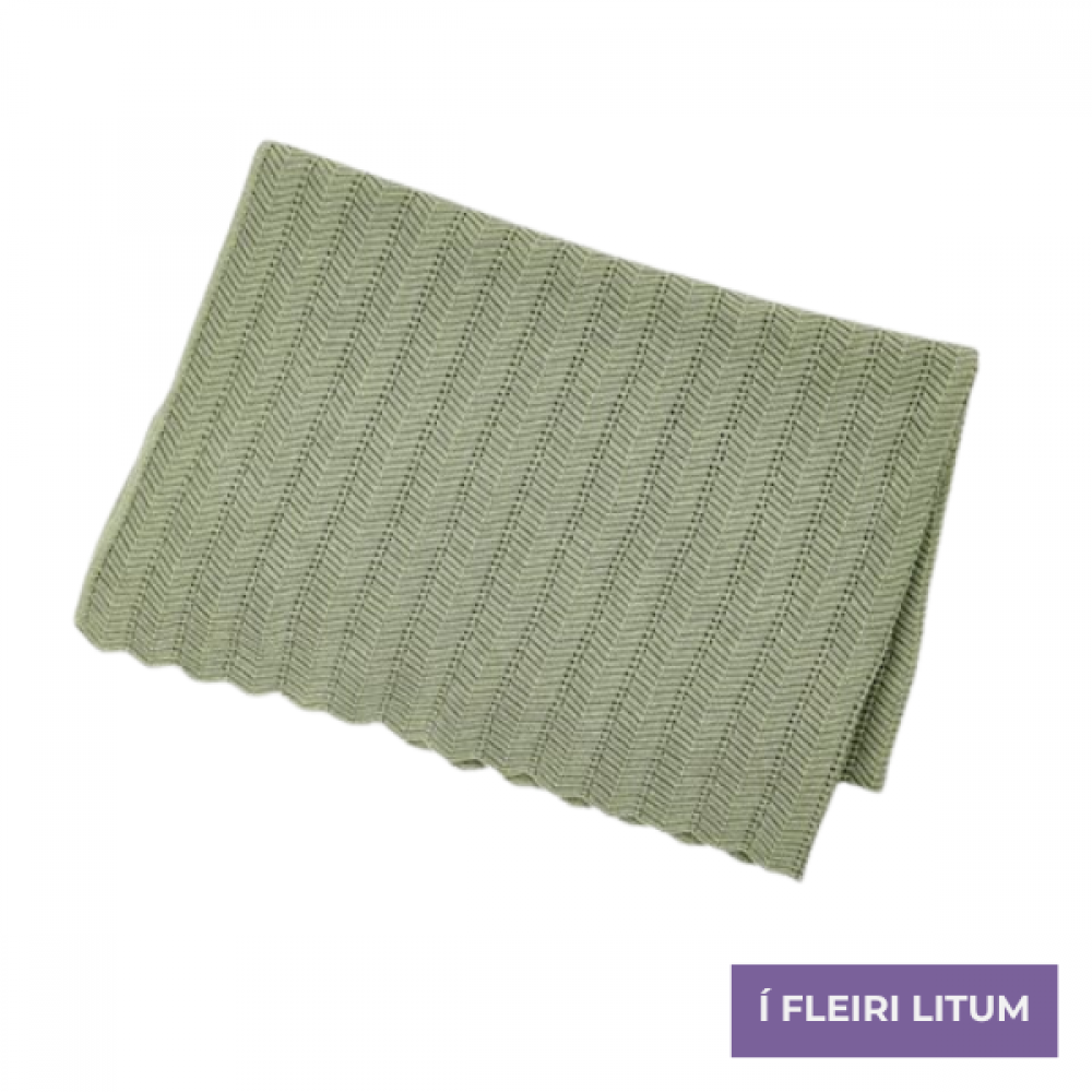 Bundið baby teppi - bummull