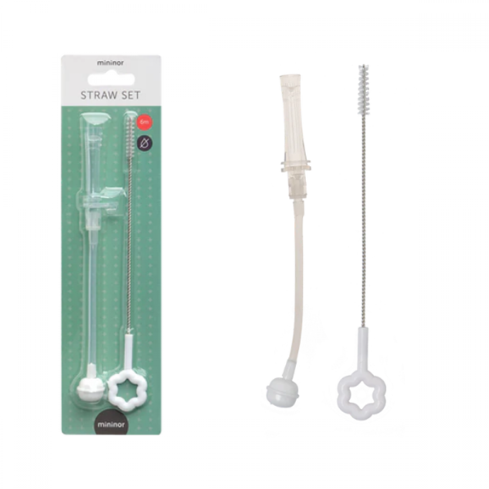 Sett við súgvirør til kopp Mininor