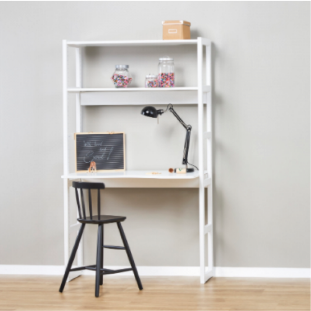 1 Sektion m/2 hylder og skriveplade 80/86