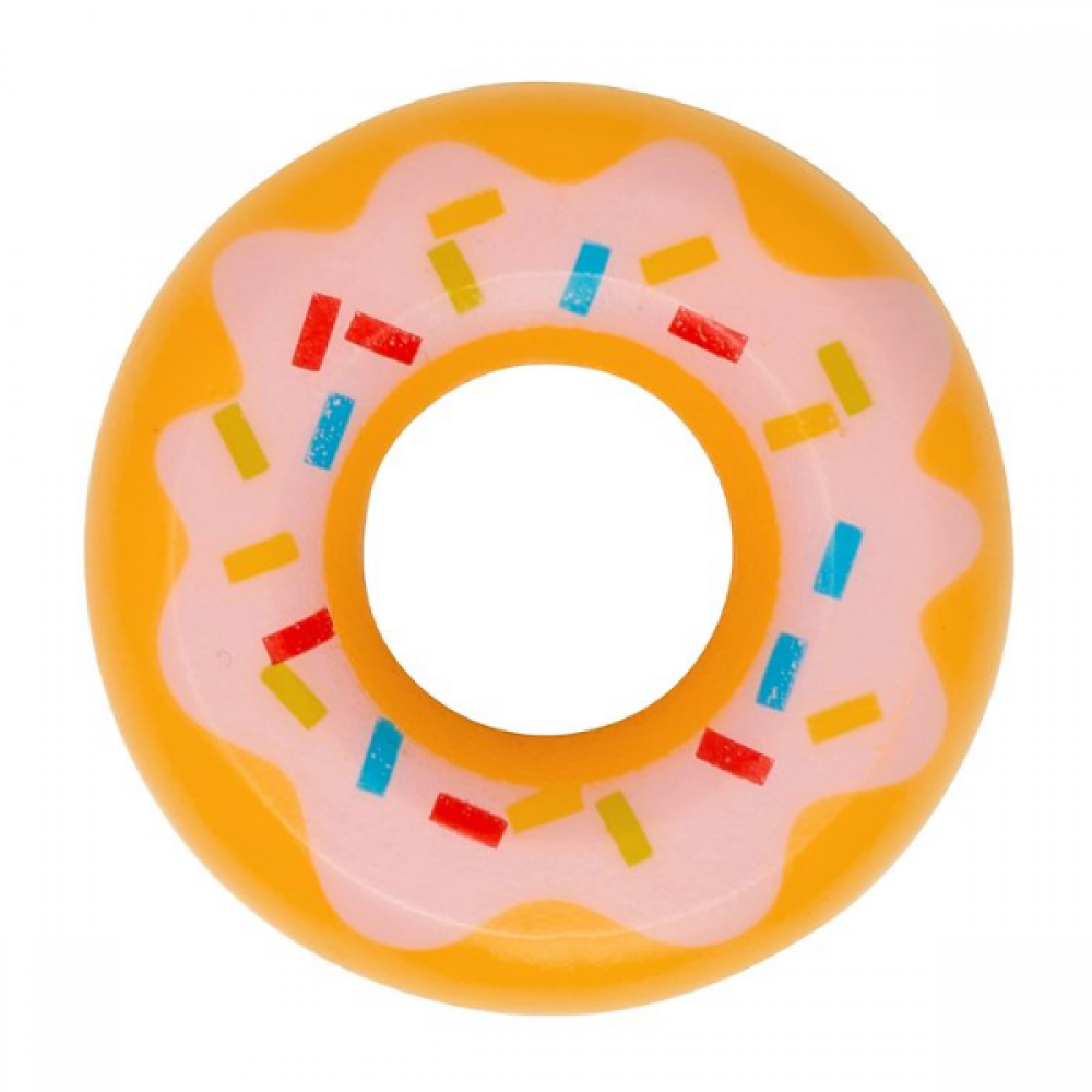 Donut við pink glasur