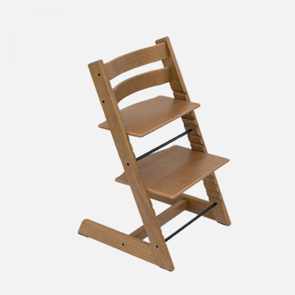 Stokke Tripp Trapp borðstólur Oak Brown