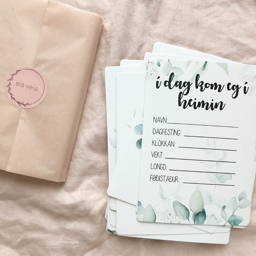 Minniskort til barnið