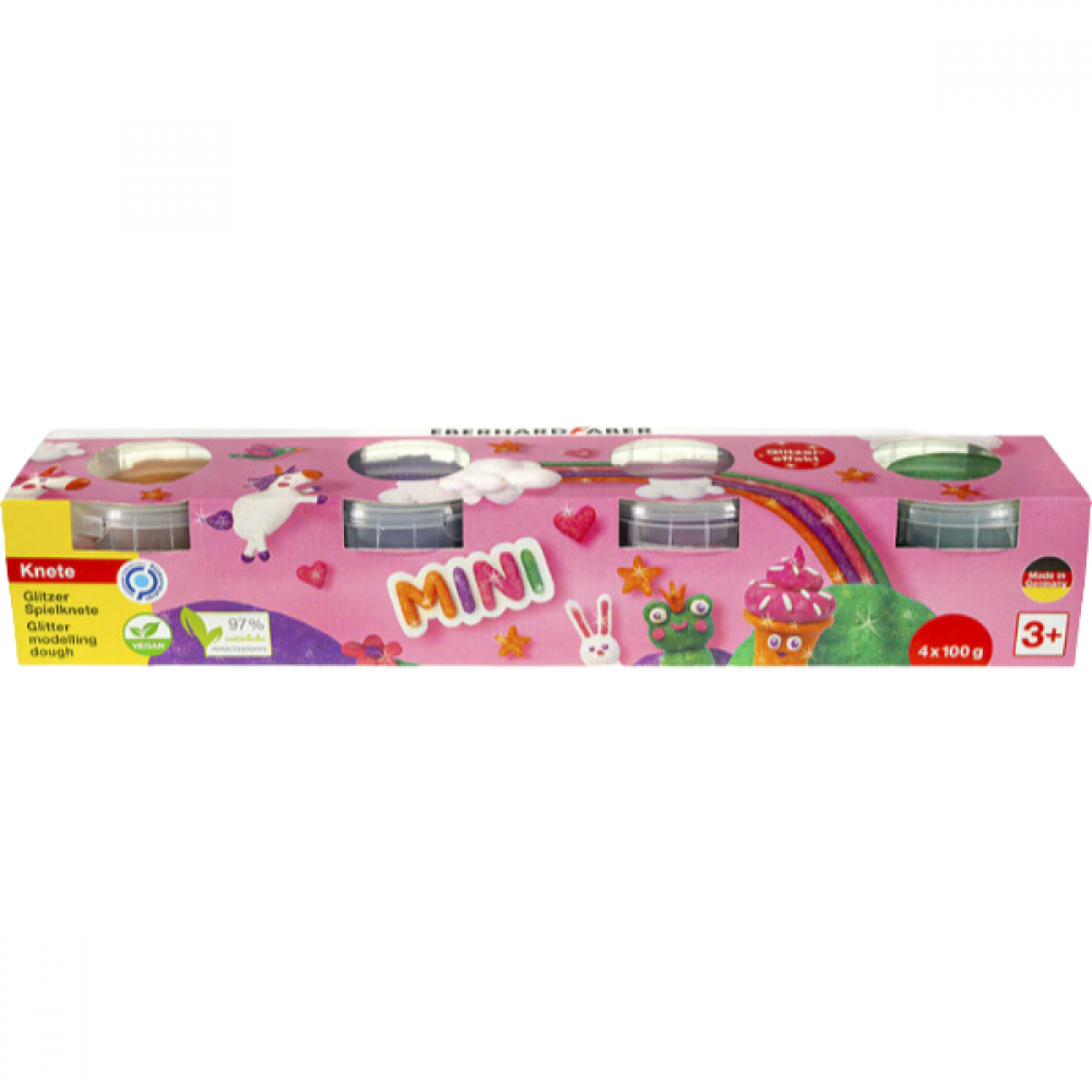 EFA modellerivoks Glitter VEGAN 4x100 gr.