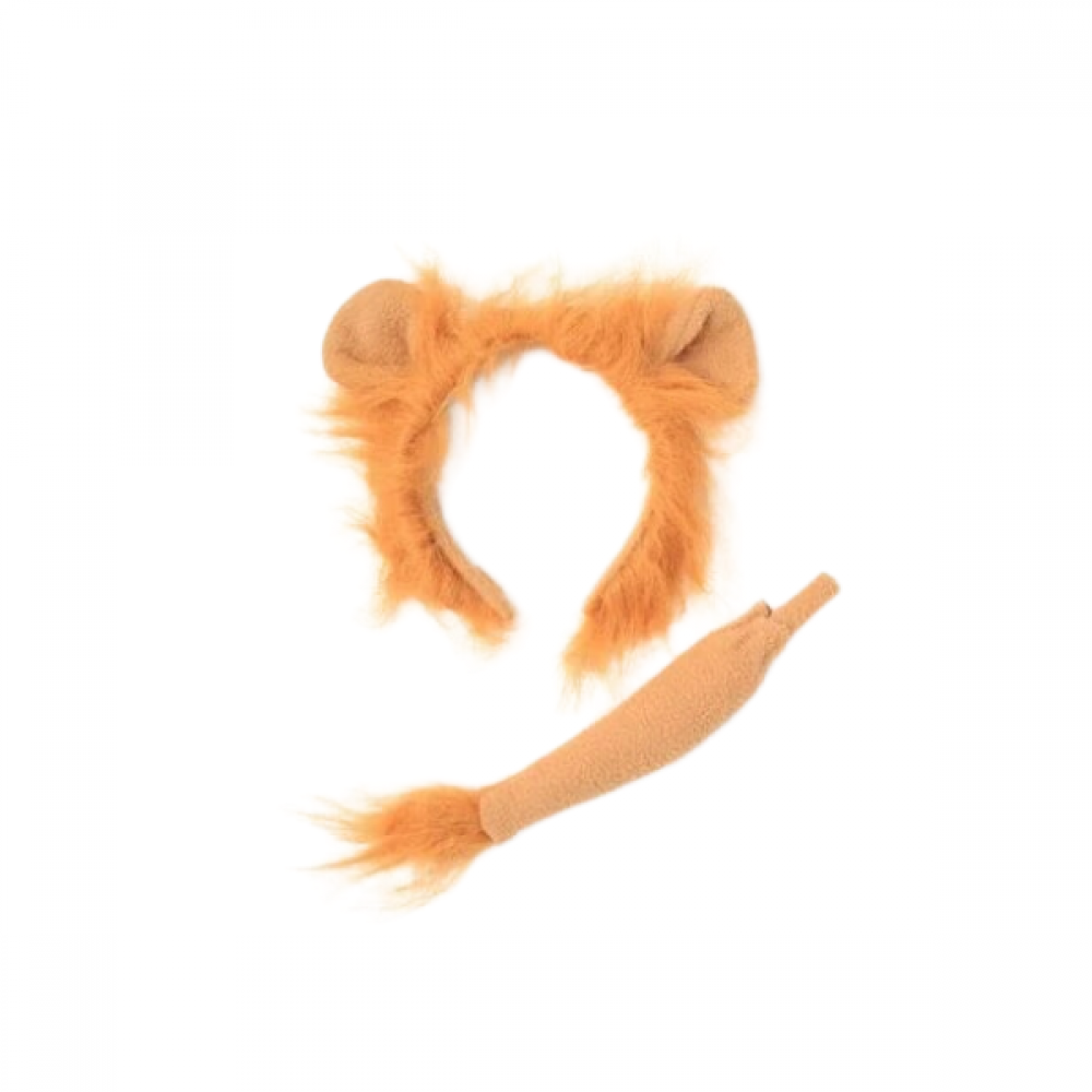 Løveører, hårbøjle og hale