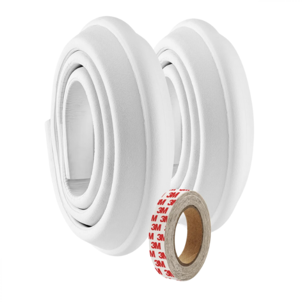 Kant verja 2x 1m - hvítt