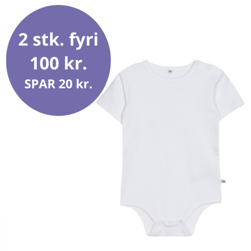 Bulald v/stuttum ermum - Hvítt