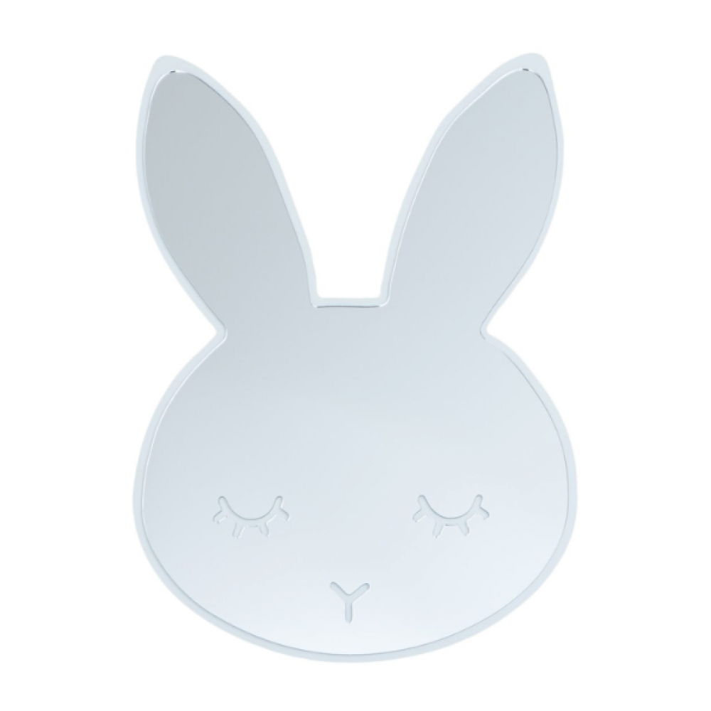 Bunny sleepy spegl - Hvítt