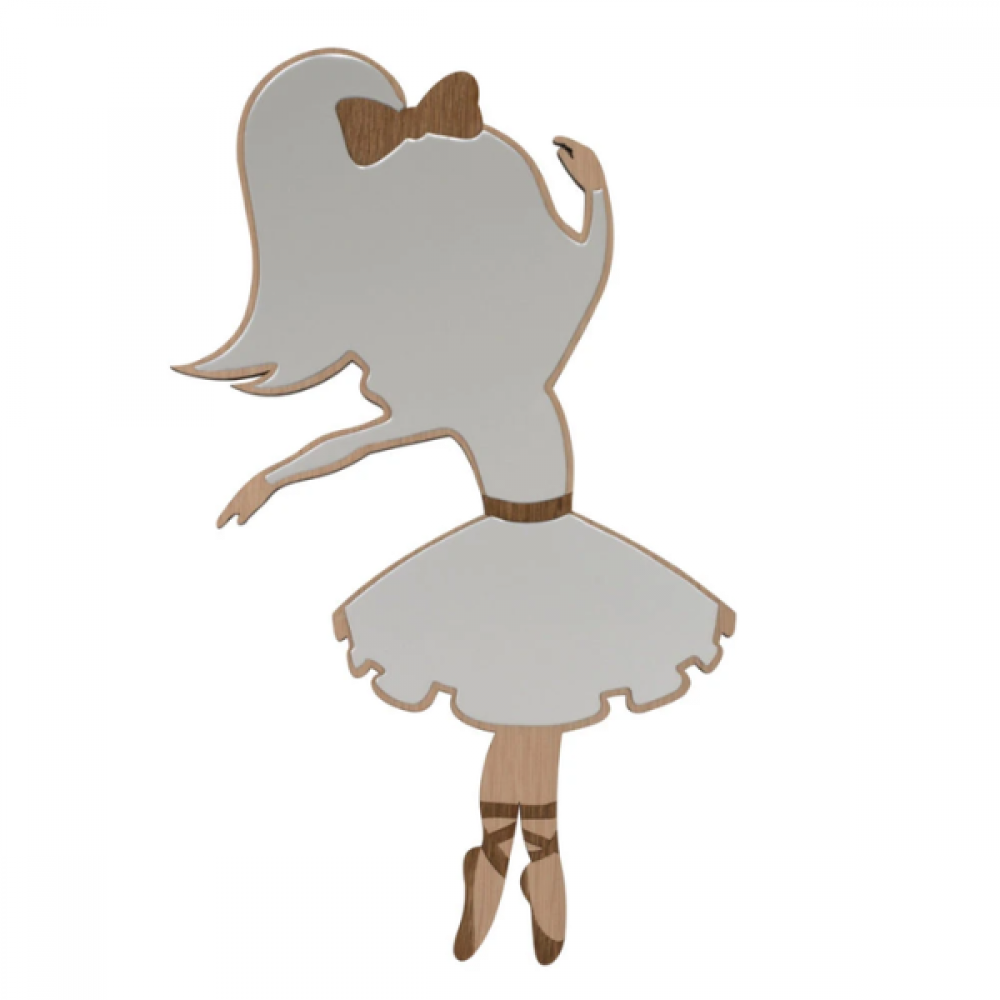 Ballerina spegl - Eik