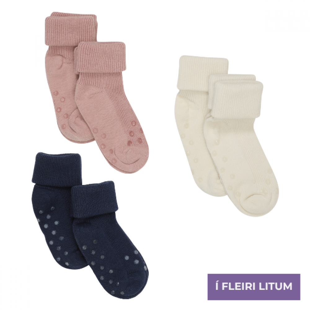 Minymo sokkar rib v/ABS 2pk.