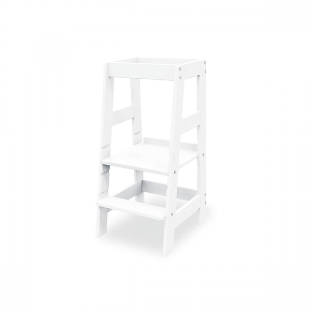 Babytrold Læringstårn - Hvítt