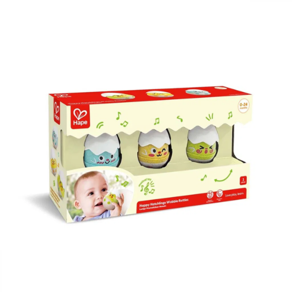 Hape - Ranglu egg 3 stk.