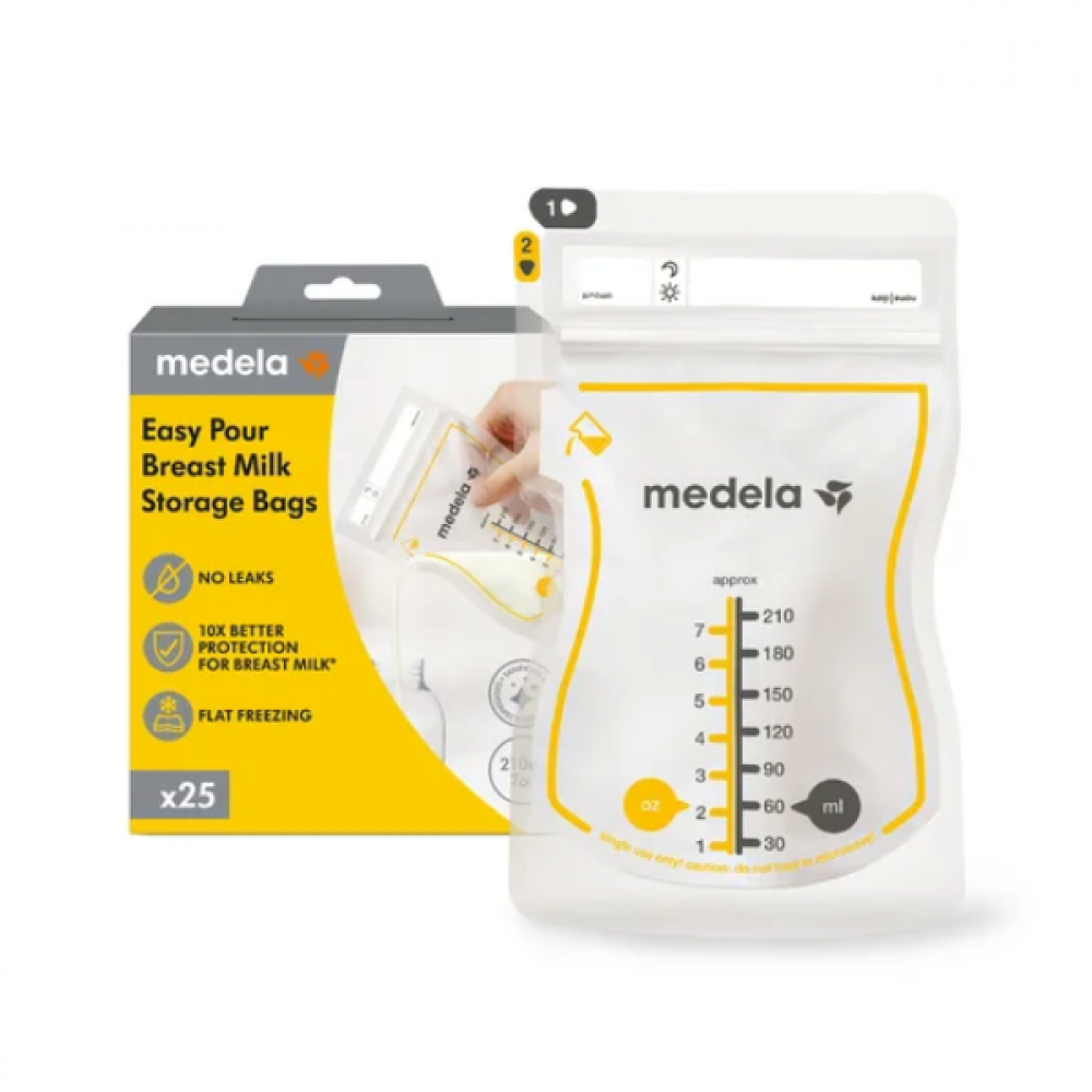 Posar til bróstamjólk 25 stk.