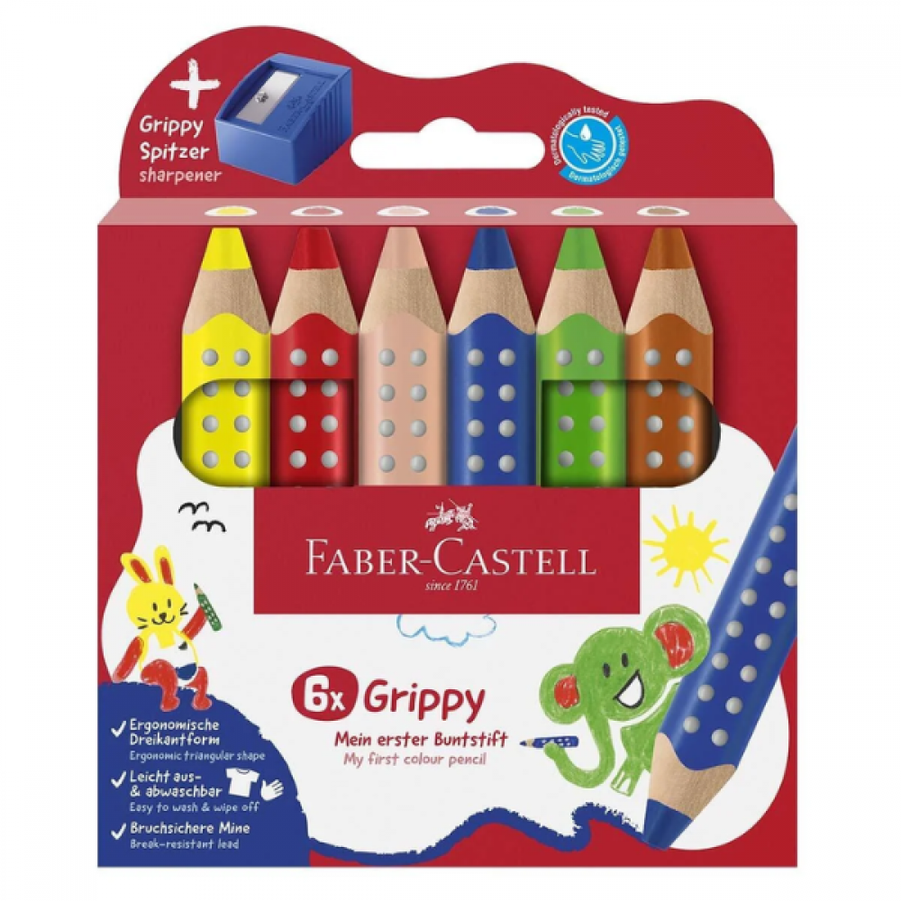 Faber Castell Grippy XXL 6 stk.