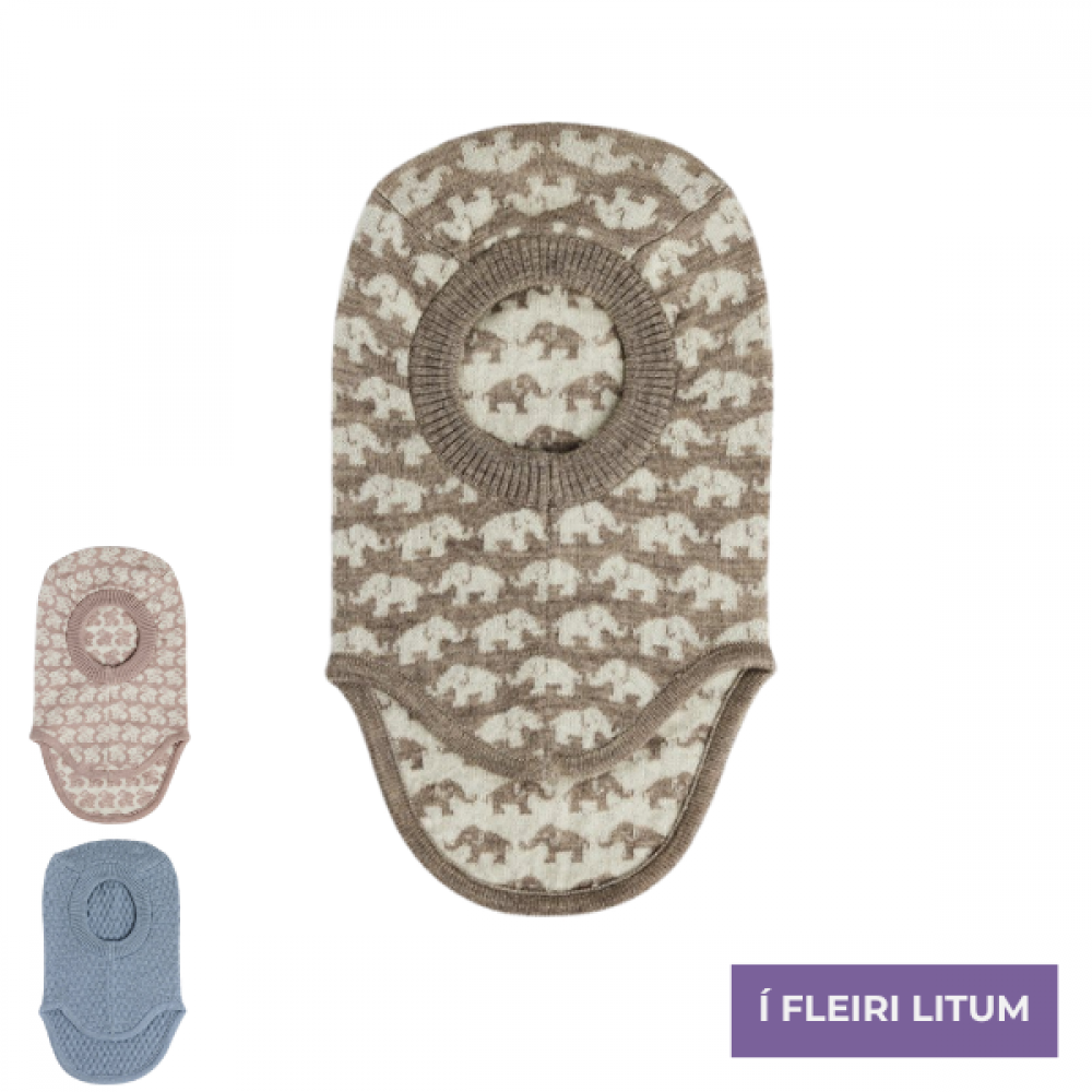 Smallstuff balacava knit merino ull