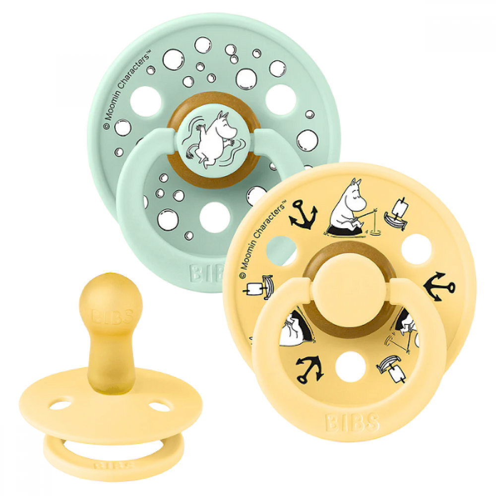 BIBS suttur 2pk Mumin Sailing str. 1