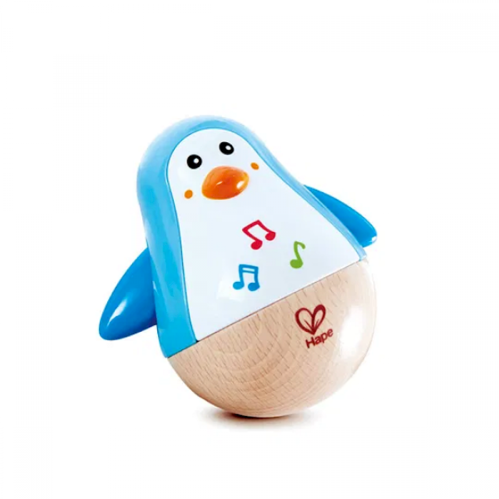 Hape penguin musical wobbler
