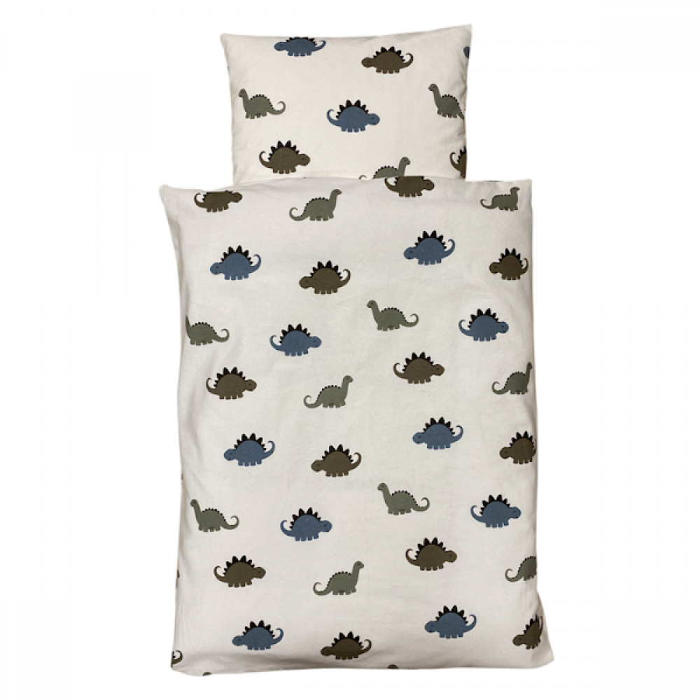 NM baby seingjasett FLONEL dino